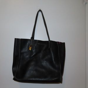 Marc Jacob Tote Bag - black leather